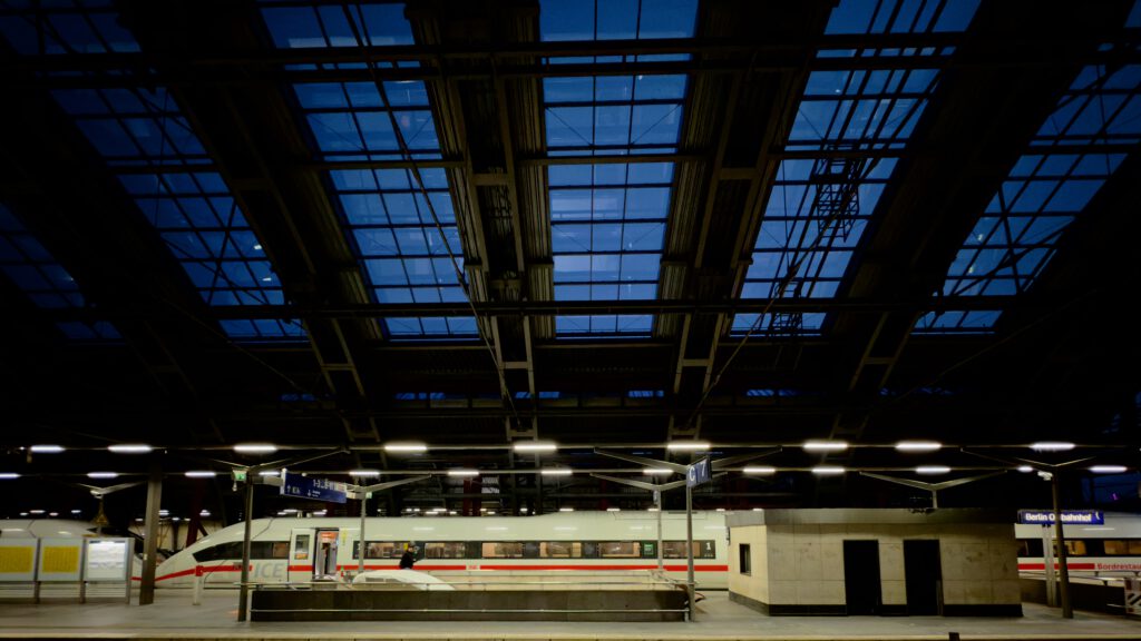 Berlin - ICE at the Berlin Ostbahnhof